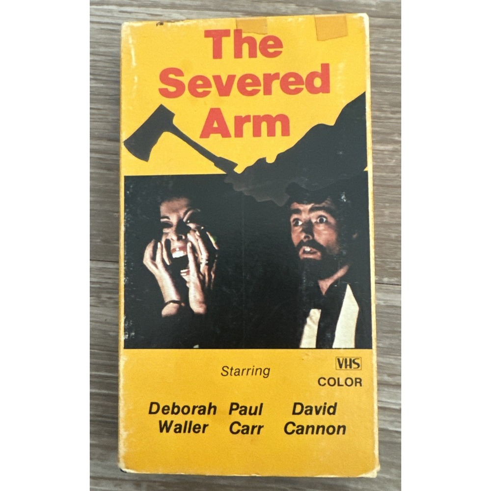 The Severed Arm VHS 1973 70s‎ Horror Slasher Congress Used Tested Works